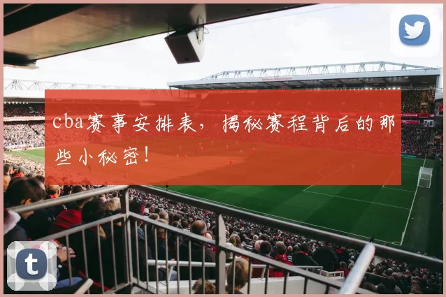 cba赛事安排表，揭秘赛程背后的那些小秘密！